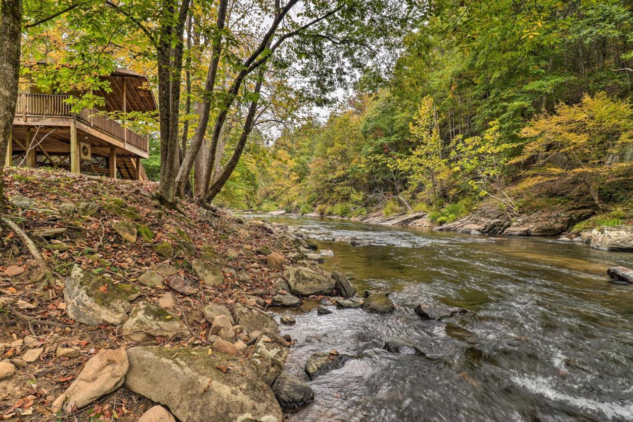 Creekside Retreat With Deck, 18 Miles To Wolf Ridge Vila Weaverville Exterior foto