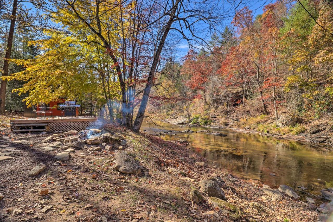 Creekside Retreat With Deck, 18 Miles To Wolf Ridge Vila Weaverville Exterior foto