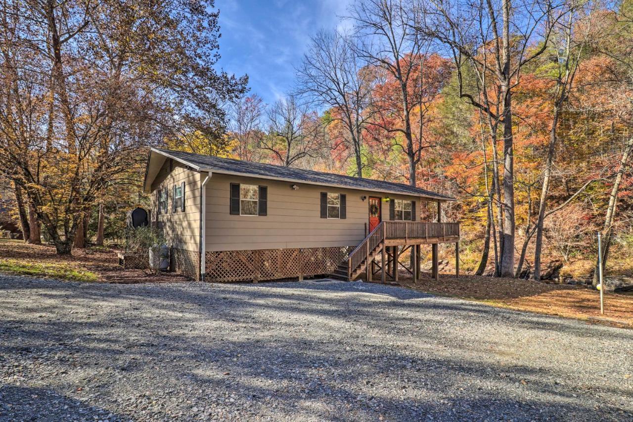 Creekside Retreat With Deck, 18 Miles To Wolf Ridge Vila Weaverville Exterior foto
