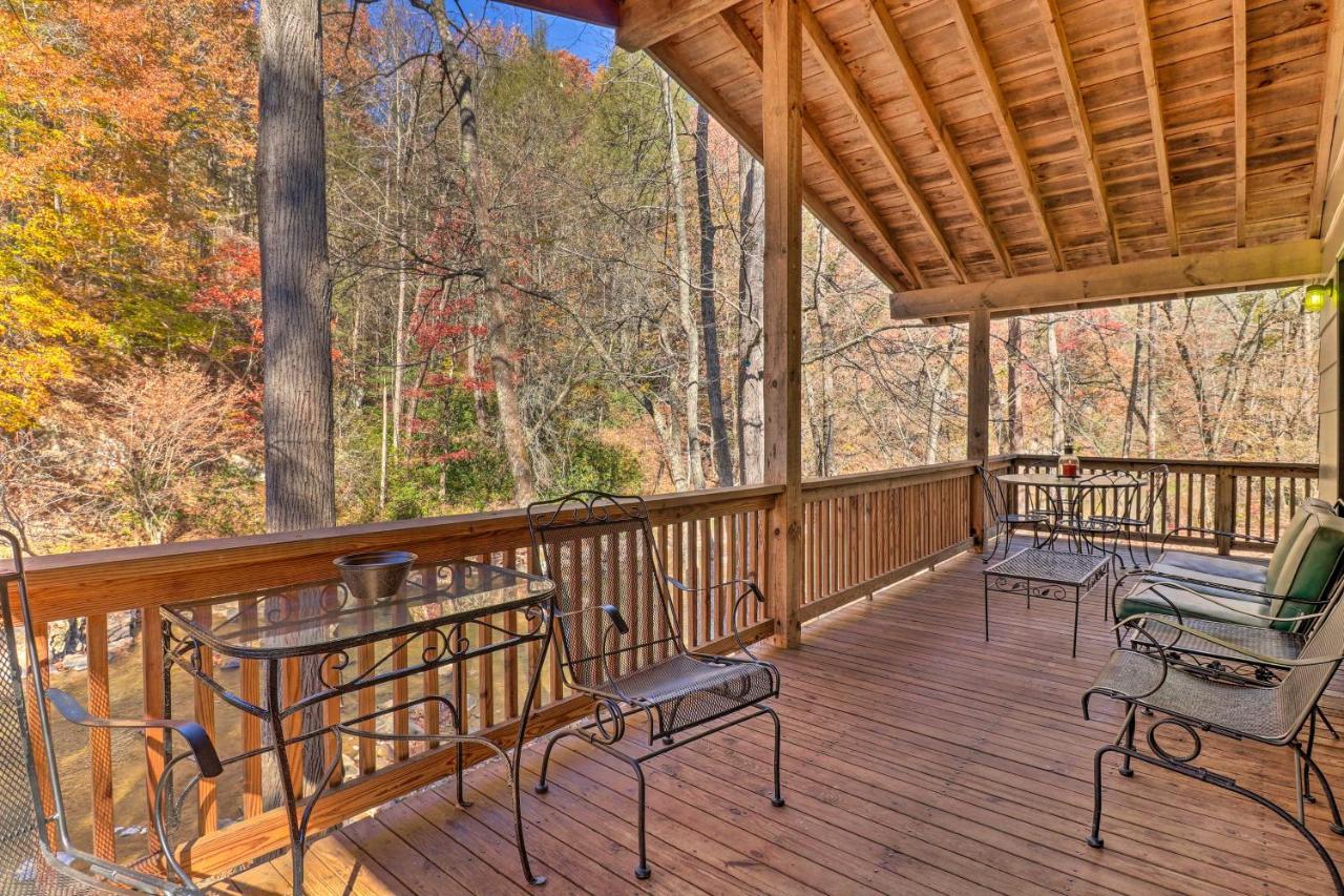 Creekside Retreat With Deck, 18 Miles To Wolf Ridge Vila Weaverville Exterior foto